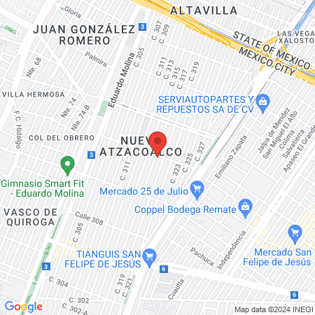 Estación Mascota map