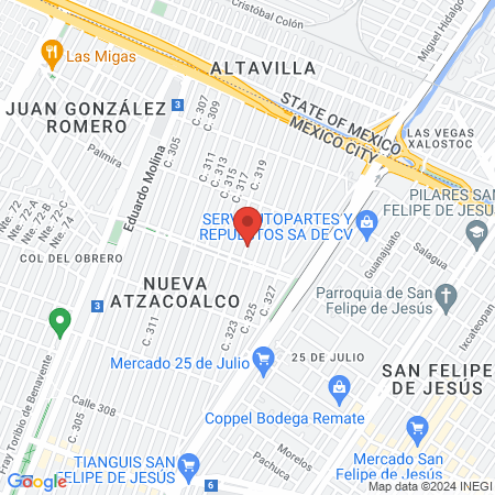 Veterianaria FaunaPet map