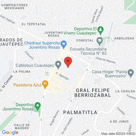 cancha de futbol rapido "vivis" map