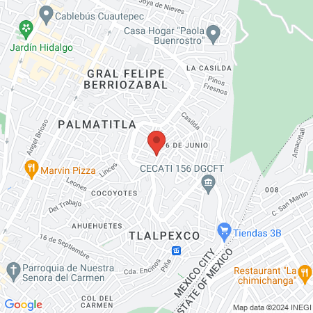 CENTRO DE SALUD T-I COCOYOTES map