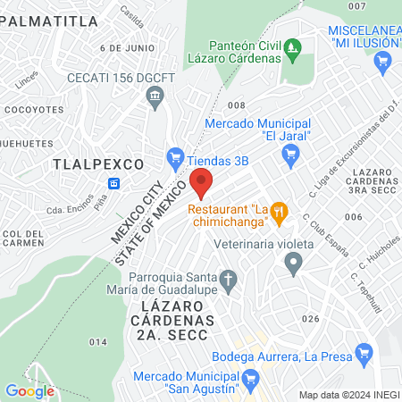 Ame Vet Clínica Veterinaria map