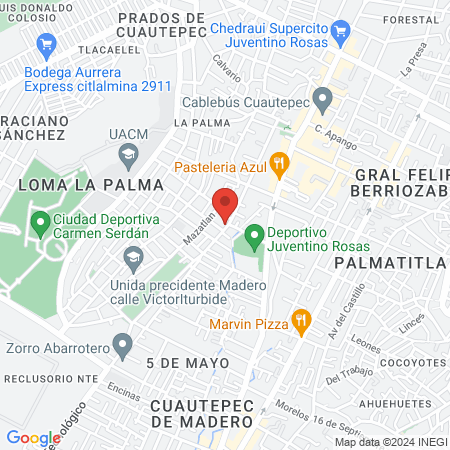 Servicios Veterinarios Dapeti map