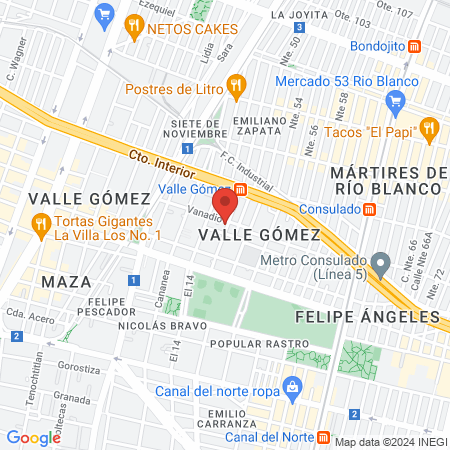 Salón De Belleza Vanidad map