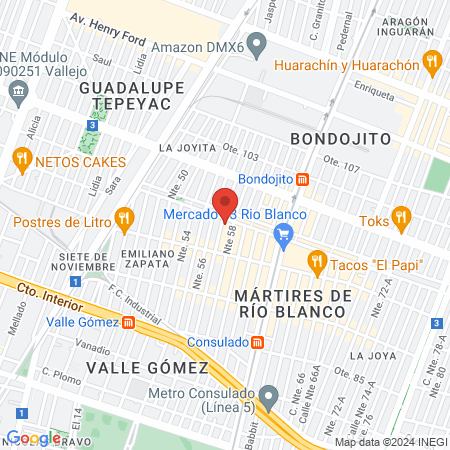 Gimnasio Sport Center map