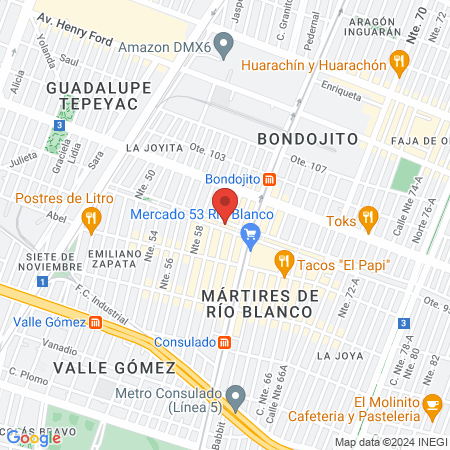 Gimnasios Urbanos 101 map