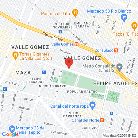 Consultorio del Dr. Andrés González López map