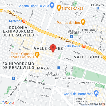 Podólogo JESUS FEET IN HOME map