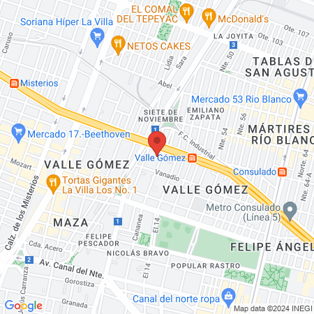 Servicios Veterinarios de Mexico map