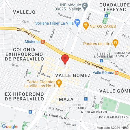 CENTRO VETERINARIO NORTE map