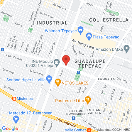 Clínica CLUB Dental map