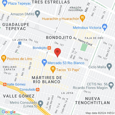 Consultorio Xelha map