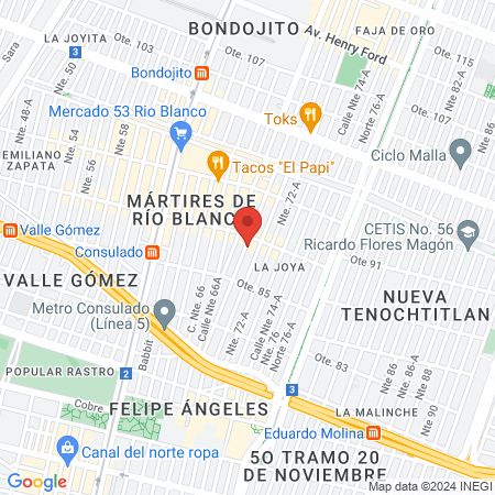 Clínica de Sonrisas map