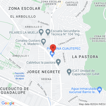 GYM SHALOM IRON ADDICTS. map