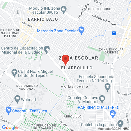 Especialidades medicas y cosmetologicas map