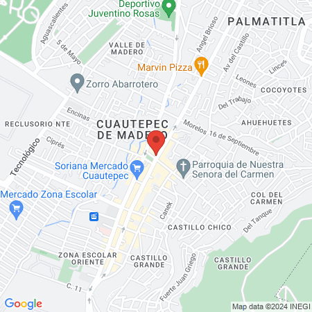 Especialidades Médicas Cuautepec map