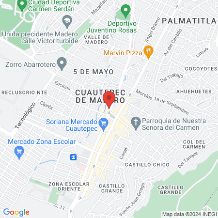 Traumatologo y Ortopedista, Cuautepec map