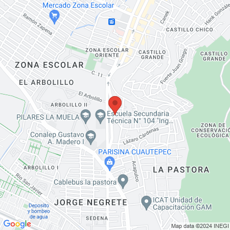 Dental del Valle map