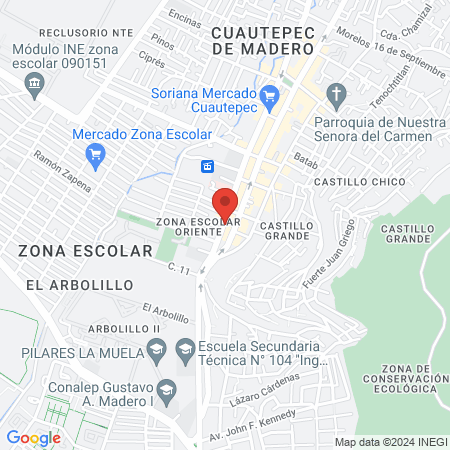 Centro Podologico map