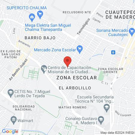 Centro de Salud Animal map