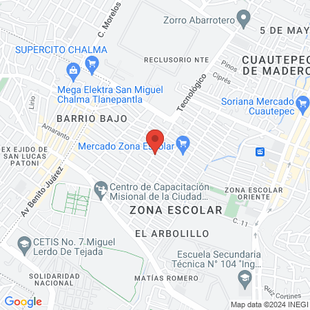 Hospital Veterinario de Especialidades "PETS NORTE" map