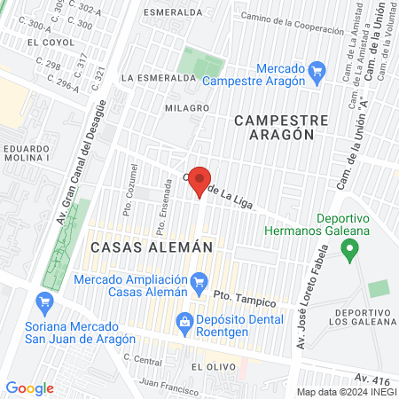 Uñas Salina Cruz map