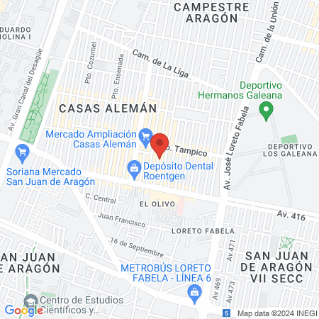 Consultorio integral de terapia alternativa map