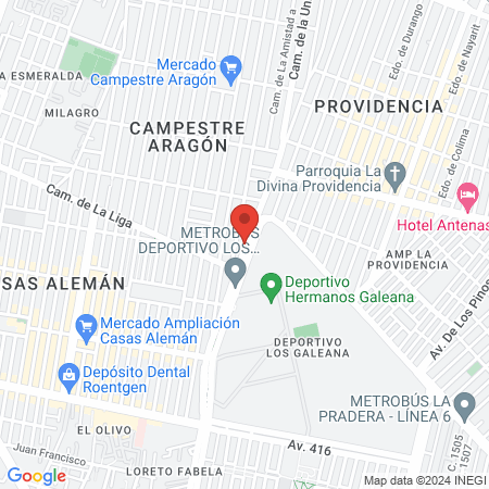 The Clinique & Spa map