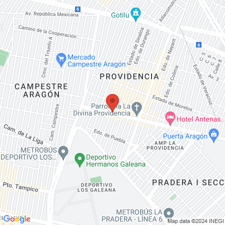 Bella Xochitl SPA map