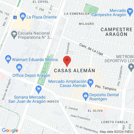 Consultorio dental map