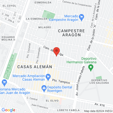 Valencia Martinez Guadalupe map