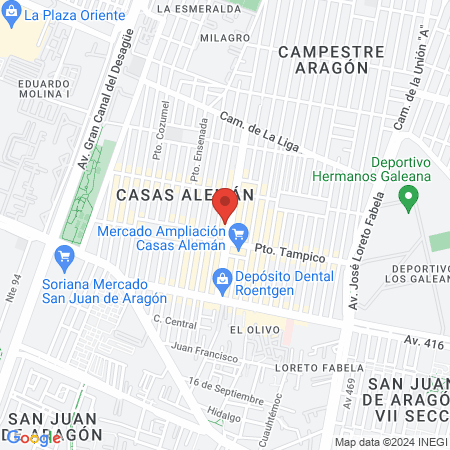 Consultorio Alfa Omega map