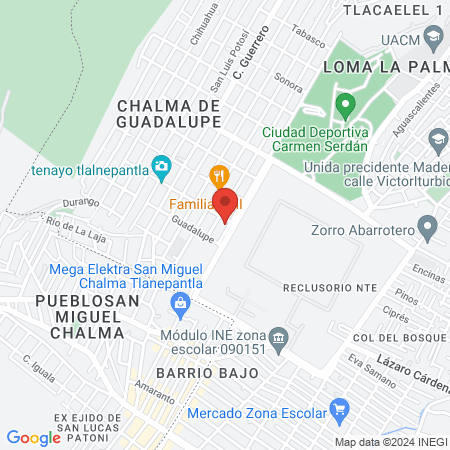 Dental Keepler I (Francisco Villa) map