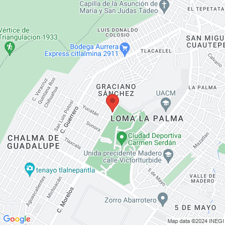 Consultorio Dental Cristina Reveles map