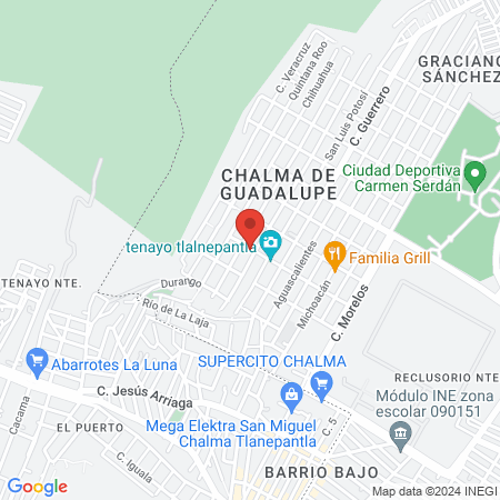 Doctor Martinez Medina Hiram map