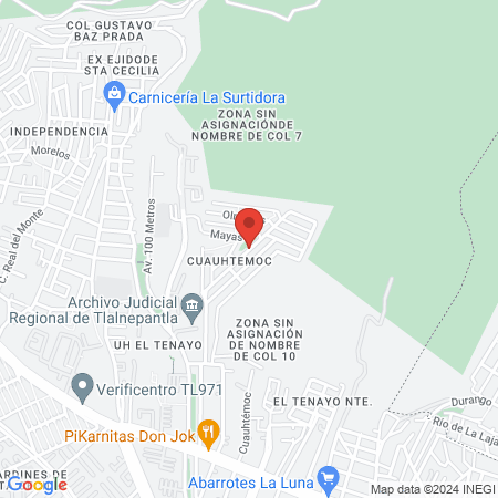 Instituto De Salud Del Estado De Mexico map