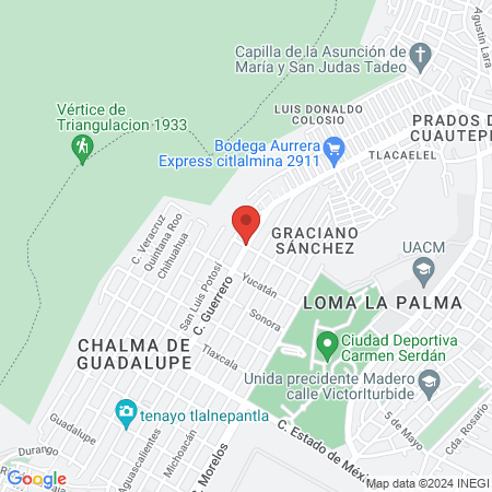 Laboratorios Aranda map