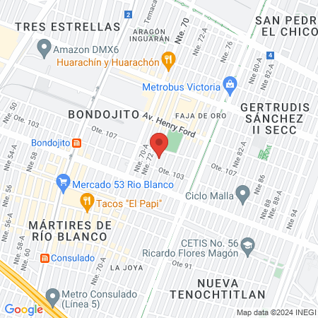 ESTETICA UNISEX CINDY map