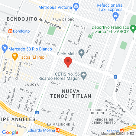 "El Barbero de la 95" map