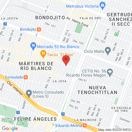 Barberia El Punto map