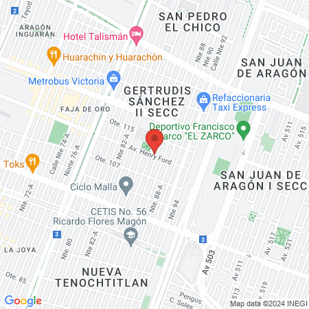 Sicario Barber La Sánchez map