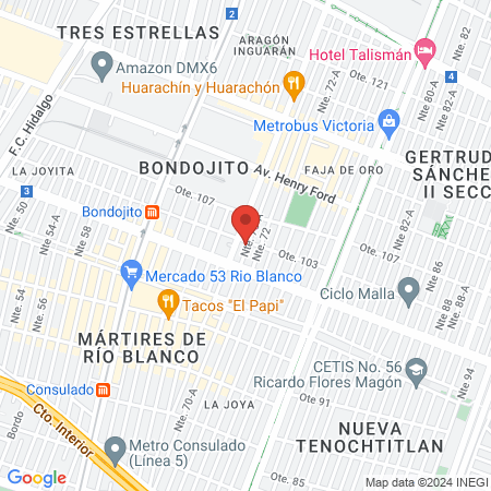 Sánchez Tellez Francisco Doctor map