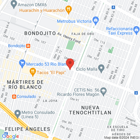 Consultorio Nutridental map