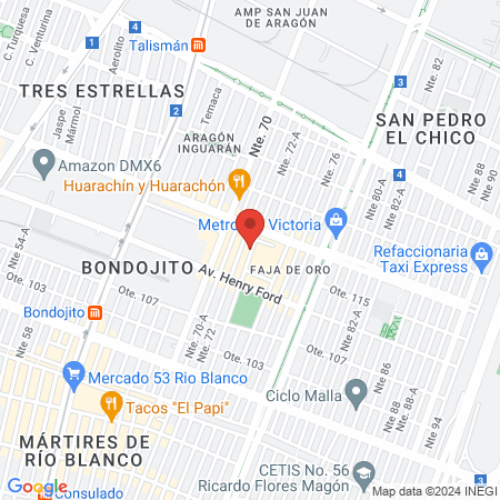 Clínica dental Victory map