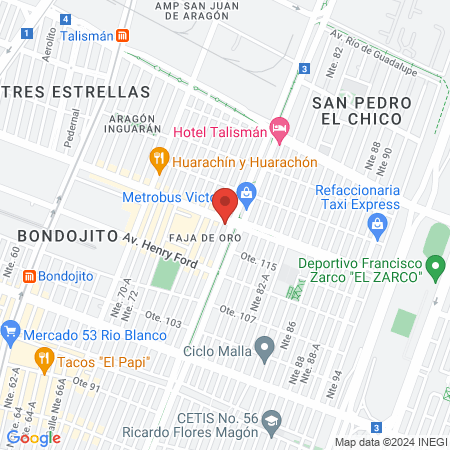 Dra. Sandra Muñoz Rubio map