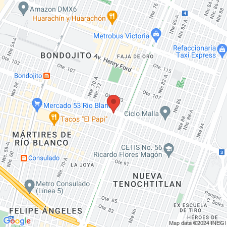 Consultorio Médico 101 map