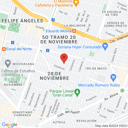 Recupérate Fisioterapia map