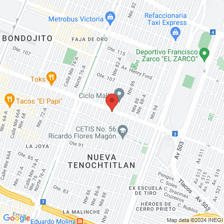 centro de mascotas map