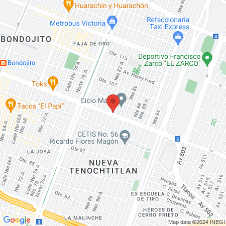 La casa de los dientes map