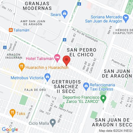 Vucamia Odontologia map