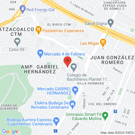 Depósito Dental map